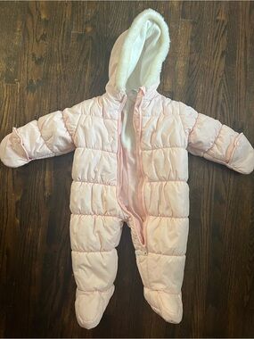 Carter's Light Pink Baby Snow Suit